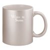 11oz Metallic Silver Mug Thumbnail