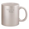 11oz Metallic Silver Mug Thumbnail