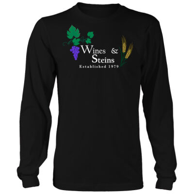 Wines & Steins - Men's Heavy Long-Sleeve T-Shirt Thumbnail