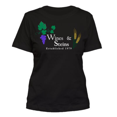 Wines & Steins - Women's Standard Misses Cut T-Shirt Thumbnail