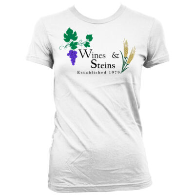 Wines & Steins - Women's Junior Cut Crewneck T-Shirt Thumbnail