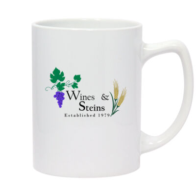 Wines & Steins - 14oz White Statesman Mug Thumbnail