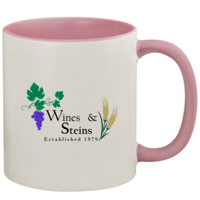 Wines & Steins - 11oz Colored Inner & Handle Mug Thumbnail