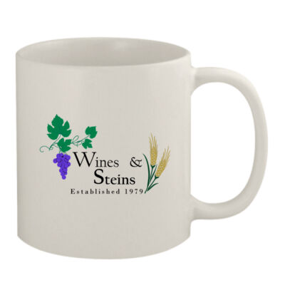 Wines & Steins - 11oz White Mug Thumbnail