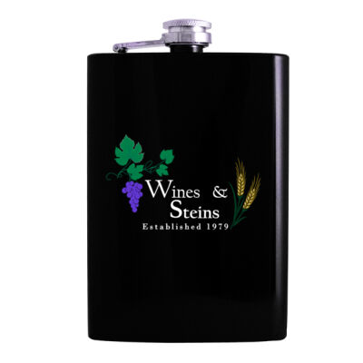 Wines & Steins - 8oz Hip Flask Thumbnail