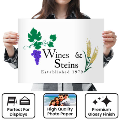 Wines & Steins - Poster 18x24 Horizontal Thumbnail