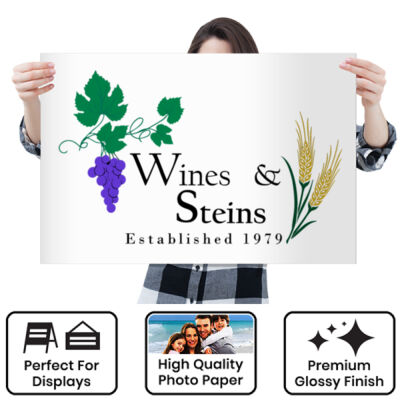Wines & Steins - Poster 24x36 Horizontal Thumbnail