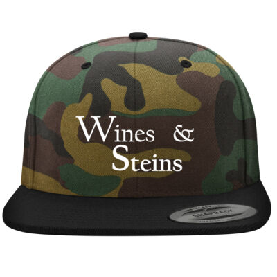 Wines & Steins - Structured 6089 Flat Bill Snapback Hat-ND Thumbnail