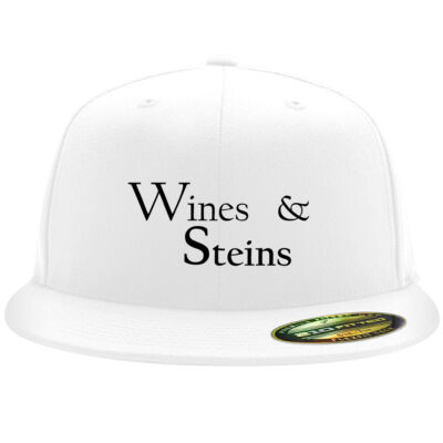 Wines & Steins - Flexfit 6210 Structured Flat Bill Fitted Hat-ND Thumbnail